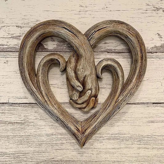 Heart-Shaped Wooden Wall Art