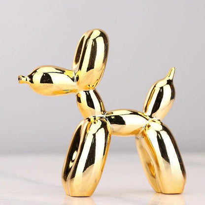 Metallic Balloon Dog Sculpture