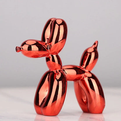 Metallic Balloon Dog Sculpture