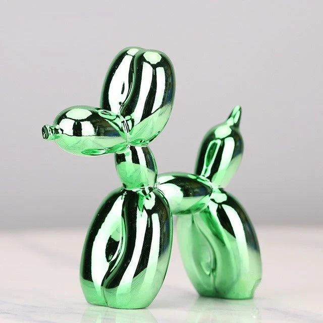 Metallic Balloon Dog Sculpture
