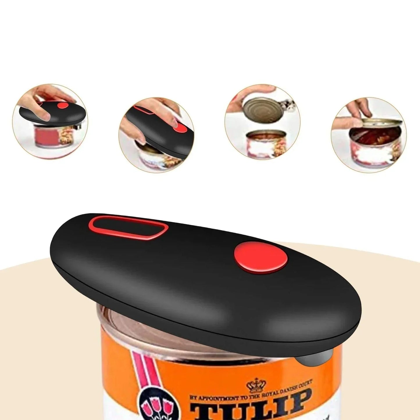 Electric Can Opener – One-Touch Operation
