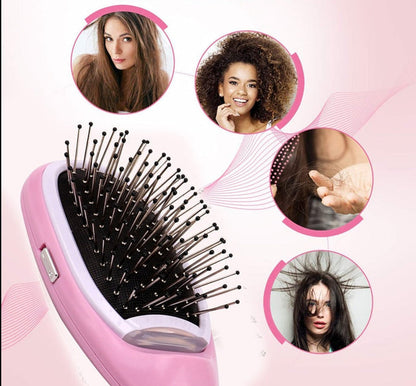 Electric Ion Hairbrush – Anti-Static & Frizz Control