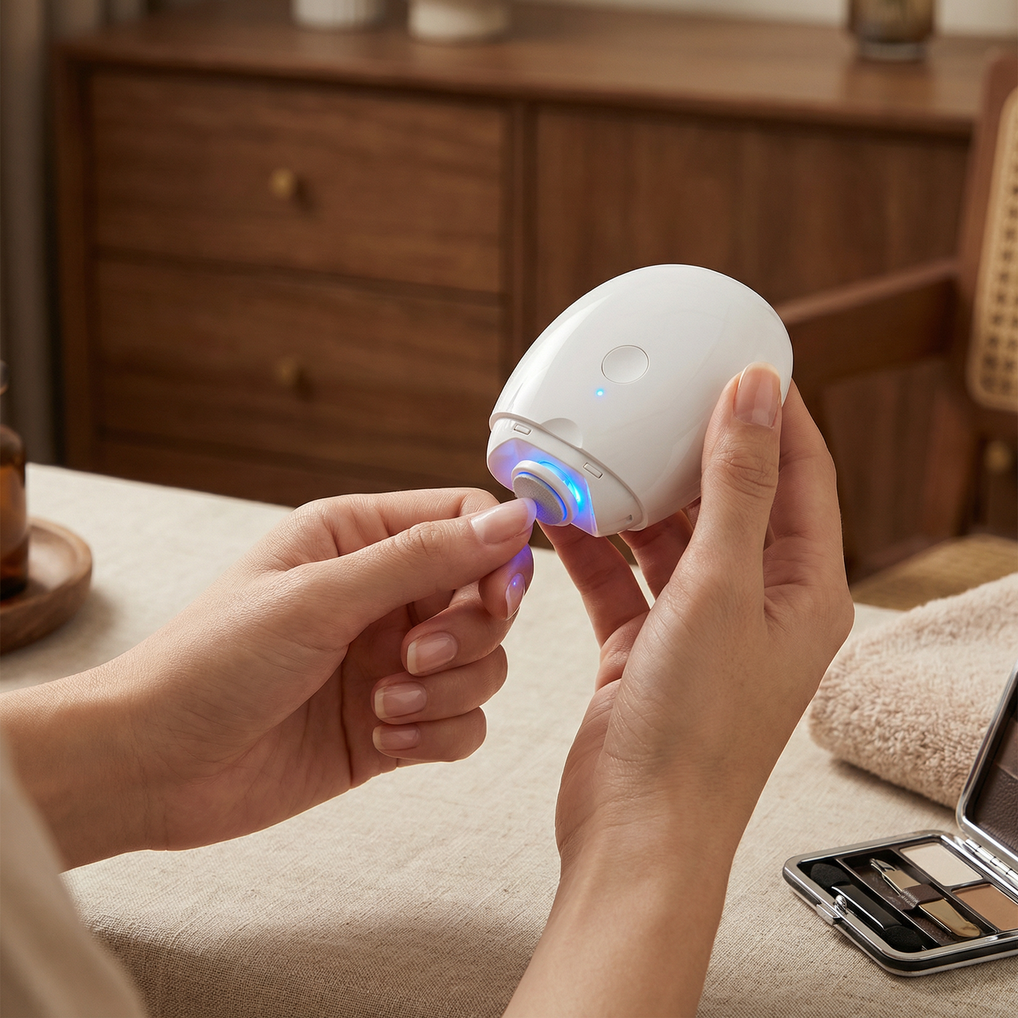 Electric Nail Trimmer with LED Light – Safe & Gentle for the Whole Family