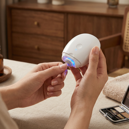Electric Nail Trimmer with LED Light – Safe & Gentle for the Whole Family