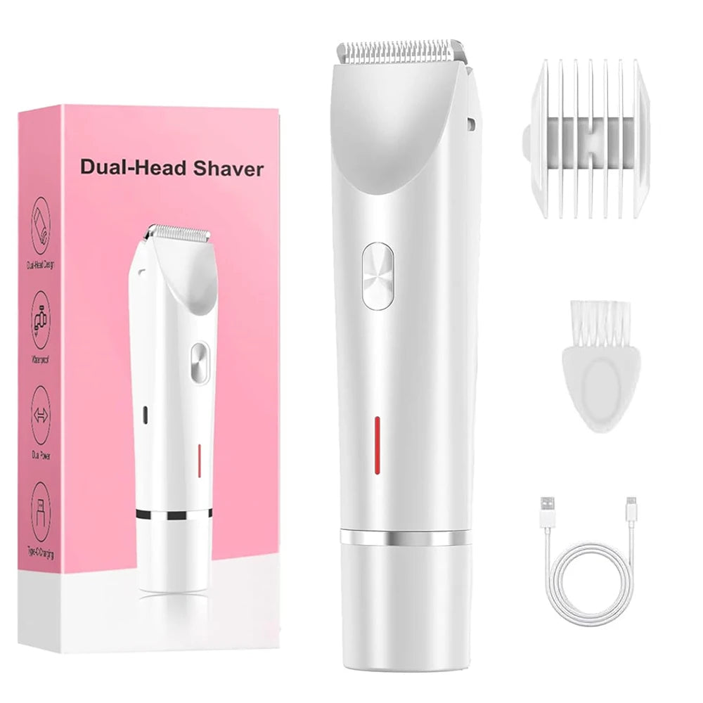 2-in-1 Painless Bikini Hair Trimmer