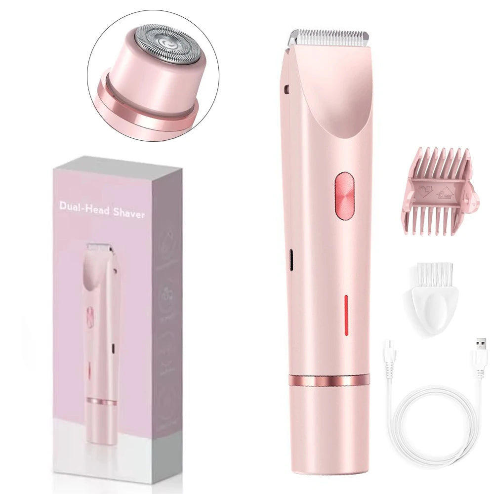 2-in-1 Painless Bikini Hair Trimmer