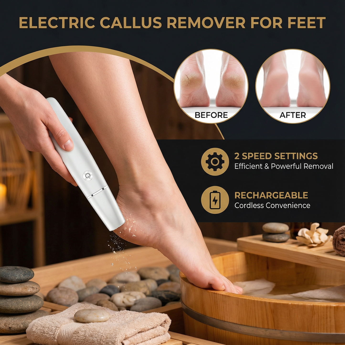 Electric Callus Remover – Smooth & Soft Feet at Home