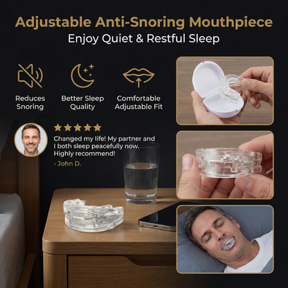 Anti-Snoring Mouthpiece – Custom Fit for Quiet, Restful Sleep