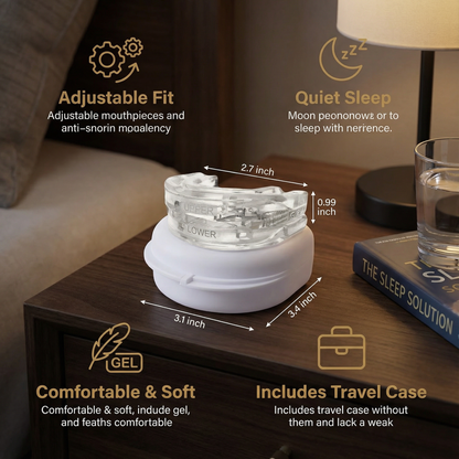 Anti-Snoring Mouthpiece – Custom Fit for Quiet, Restful Sleep