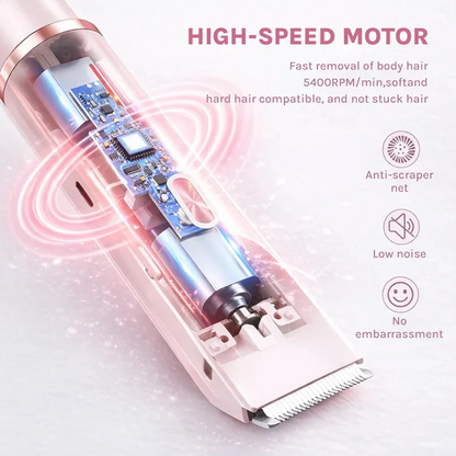 2-in-1 Painless Bikini Hair Trimmer